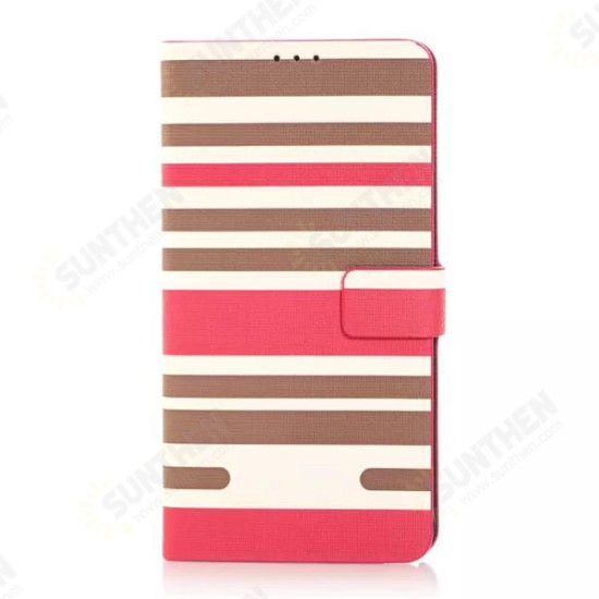 PU Stripe Wallet Leather Stand Case For Samsung Note4 N9100 PU Stripe Wallet Leather Stand Case For Samsung Note4 N9100
