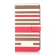 PU Stripe Wallet Leather Stand Case For Samsung Note4 N9100 PU Stripe Wallet Leather Stand Case For Samsung Note4 N9100
