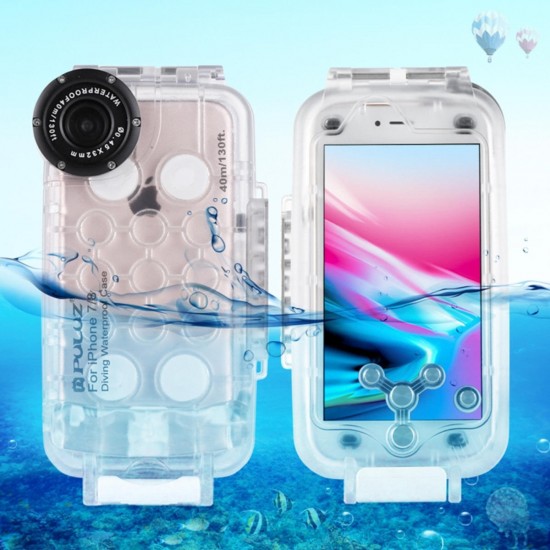 40m Waterproof Diving Shell Shockproof Protective Case for iphone XR XS Max iP7 Plus&8 Plus