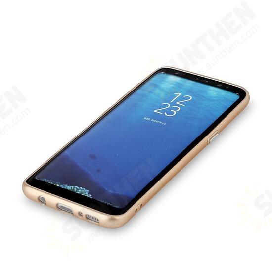 Plating Coating Shockproof Soft TPU Case Cover for Samsung Galaxy S8 Plus 6.2 Inch