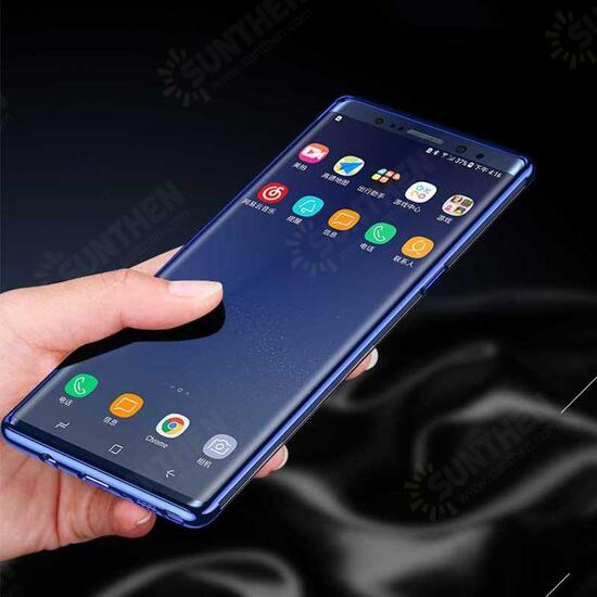 Plating Glitter Transparent Soft TPU Case For Samsung Galaxy Note 8