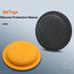Portable Pure Silicone Protective Cover Sleeve for Apple Airtags bluetooth Tracker