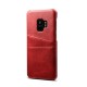 Premium Cowhide Leather Card Slot Case For Samsung Galaxy S9