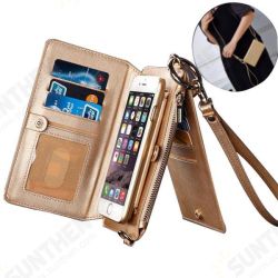 Removable PU Leather Clutch Wallet Holder Filp Card Case Shoulder Bag Women Purse For iPhone 6 6S Removable PU Leather Clutch Wallet Holder Filp Card Case Shoulder Bag Women Purse For iPhone 6 6S