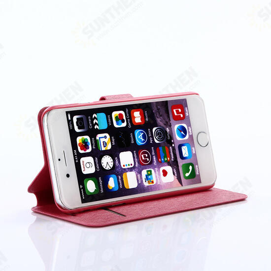 Retro Card Slots Bracket Flip Protective Case for iPhone 6Plus/6sPlus