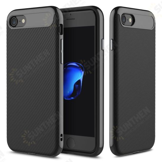Carbon Fiber Texture Hybrid TPU PC Case For iPhone 7 Carbon Fiber Texture Hybrid TPU PC Case For iPhone 7