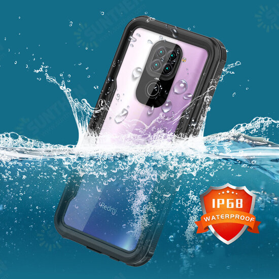 For Xiaomi Redmi Note 9 IP68 Waterproof Case Transparent Touch Screen PC + TPU Shockproof Dustproof Full Cover Protective Case Non-Original For Xiaomi Redmi Note 9 IP68 Waterproof Case Transparent Touch Screen PC + TPU Shockproof Dustproof Full Cover Protective Case Non-Original