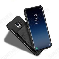 SHS Linen Pattern Multi-card Slot Protective Case for Samsung Galaxy S9 SHS Linen Pattern Multi-card Slot Protective Case for Samsung Galaxy S9