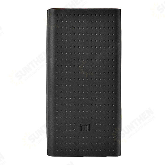 Silicone Protective Back Cover Case For Xiaomi Power Bank 2 20000mAh Non-original Silicone Protective Back Cover Case For Xiaomi Power Bank 2 20000mAh Non-original