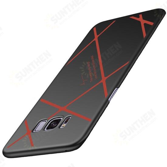 Stripped Lines Pattern Micro Matte Anti Fingerprint Case For Samsung S8 Plus