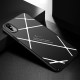 Stripped Lines Pattern Micro Matte Anti Fingerprint Case For iPhone X