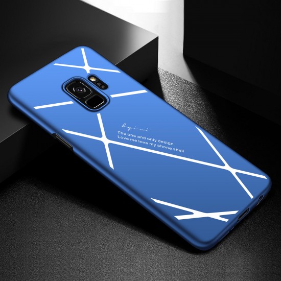 Stripped Lines Pattern Micro Matte Anti Fingerprint Phone Case For Samsung Galaxy S9