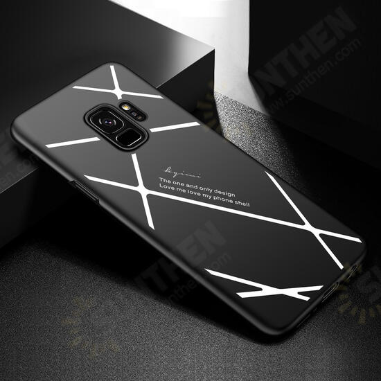 Stripped Lines Pattern Micro Matte Anti Fingerprint Phone Case For Samsung Galaxy S9