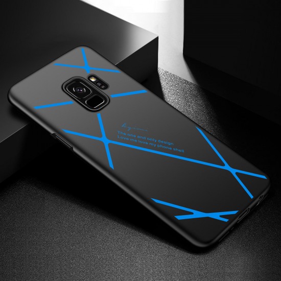 Stripped Lines Pattern Micro Matte Anti Fingerprint Phone Case For Samsung Galaxy S9