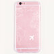 Travel Pattern Transparent Non-Yellow Ultra-Thin Shockproof TPU Protective Case Back Cover for iPhone XS / XS Max / 6 / 6S