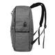 USB Charging Backpack Anti-Thief Laptop Travel Shoulder Bag with Headphone Plug for Macbook