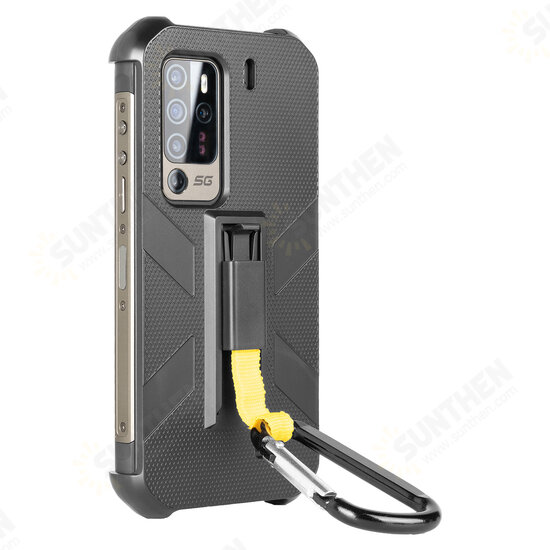 For 11 5G/ 11T 5G Case Multifunctional Amor Shockproof Anti-Slip with Anti-Lost Hook TPU + PC Protective Case Back Cover