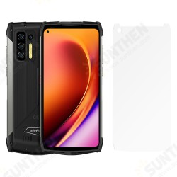 For Power 13 Accessories Set 9H Anti-Explosion Anti-Fingerprint Tempered Glass Screen Protector + Shockproof Anti-Slip with Anti-Lost Hook Protective Case