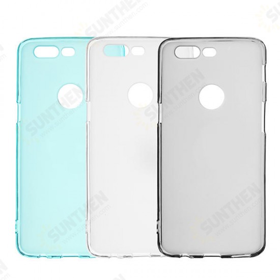 Ultra Thin Anti-Scratch Pudding TPU Soft Scrub Back Case For OnePlus 5T