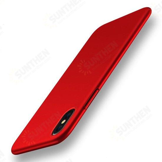 Ultra Thin Silky Fingerprint Resistant Hard PC Back Case For iPhone X