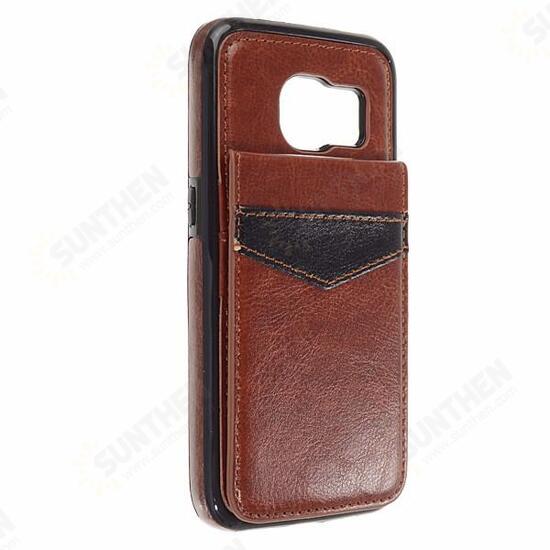 Universal Multifunction PU Leather Magnetic Buckle Phone Case Card Holder for Samsung Galaxy S7 Edge