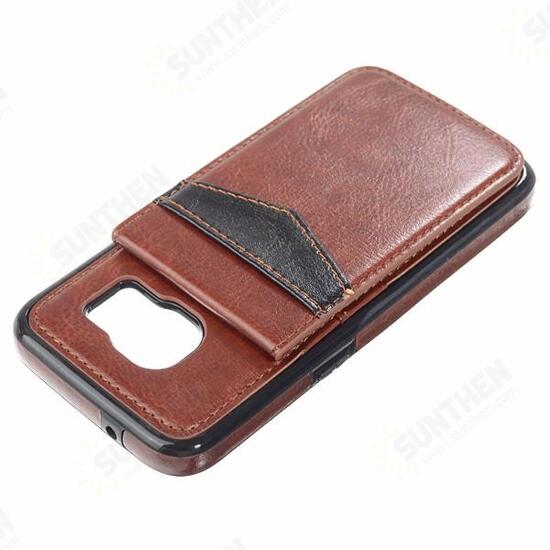 Universal Multifunction PU Leather Magnetic Buckle Phone Case Card Holder for Samsung Galaxy S7 Edge