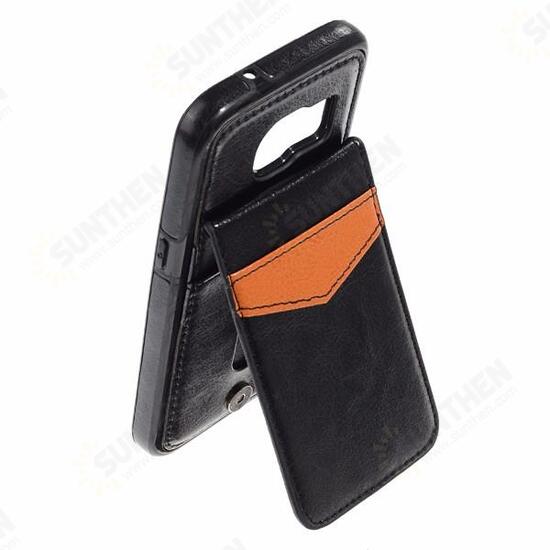 Universal Multifunction PU Leather Magnetic Buckle Phone Case Card Holder for Samsung Galaxy S7 Edge