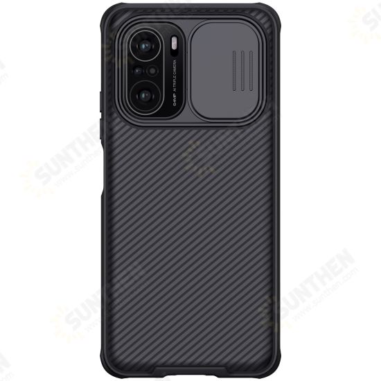 [Upgrade Version] for POCO F3 Global Version Case Bumper with Lens Cover Shockproof Anti-Scratch TPU + PC Protective Case