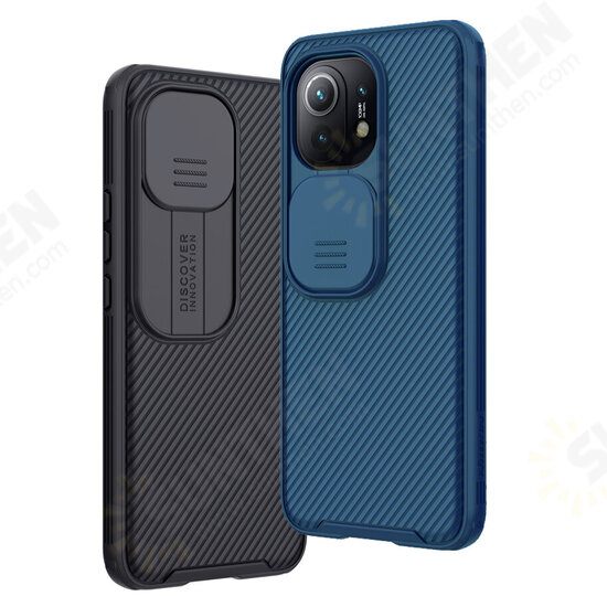 [Upgrade Version] for Xiaomi Mi 11 Case Bumper with Lens Cover Shockproof Anti-Scratch TPU + PC Protective Case Non-Original