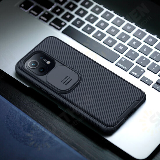 [Upgrade Version] for Xiaomi Mi 11 Case Bumper with Lens Cover Shockproof Anti-Scratch TPU + PC Protective Case Non-Original