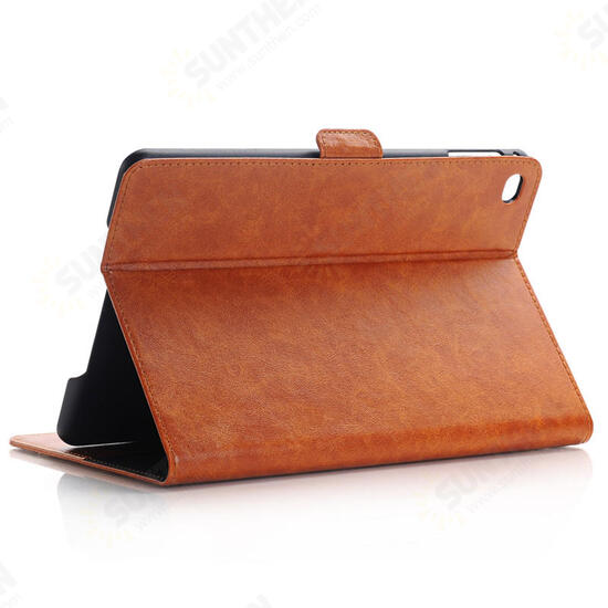 WLD A005 Belt Buckle Shell Flip PU Leather Protective Cases For iPad Mini 4