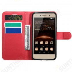 Wallet Leather Card holder PU Case Cover For Huawei Y6 Elite 4G / Y5II 2 Wallet Leather Card holder PU Case Cover For Huawei Y6 Elite 4G / Y5II 2