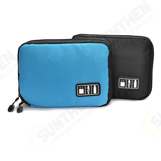 Waterproof Travel Carry Pouch Protective Case Nylon Bag Data Cable Storage Bag