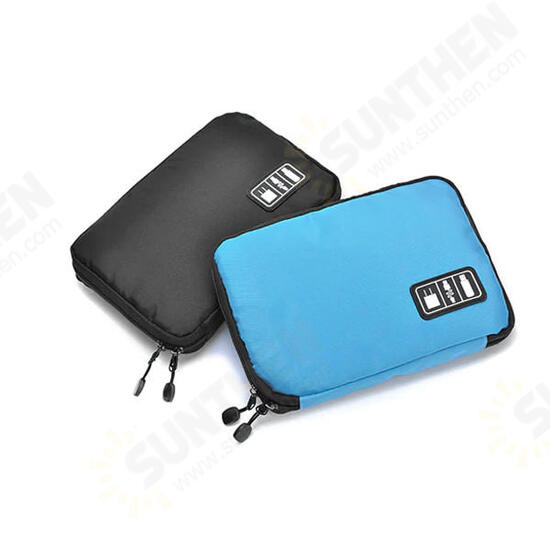 Waterproof Travel Carry Pouch Protective Case Nylon Bag Data Cable Storage Bag