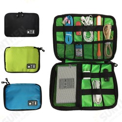 Waterproof Travel Carry Pouch Protective Case Nylon Bag Data Cable Storage Bag Waterproof Travel Carry Pouch Protective Case Nylon Bag Data Cable Storage Bag