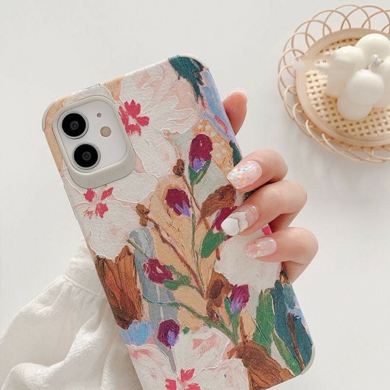 Women Retro Illustration Pattern Shockproof Protective Case for iPhone XS / X / XS Max / XR / 11 / 11 Pro / 11 Pro Max / 7 / 8 / 7 Plus / 8 Plus