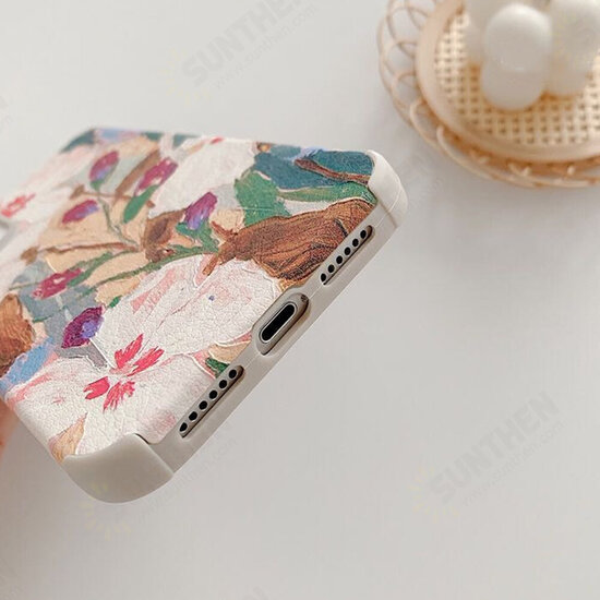 Women Retro Illustration Pattern Shockproof Protective Case for iPhone XS / X / XS Max / XR / 11 / 11 Pro / 11 Pro Max / 7 / 8 / 7 Plus / 8 Plus