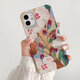 Women Retro Illustration Pattern Shockproof Protective Case for iPhone XS / X / XS Max / XR / 11 / 11 Pro / 11 Pro Max / 7 / 8 / 7 Plus / 8 Plus