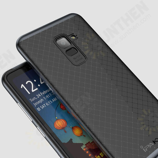 Slim Anti Fingerprint PC & TPU Protective Case For Samsung Galaxy A8 Plus 2018