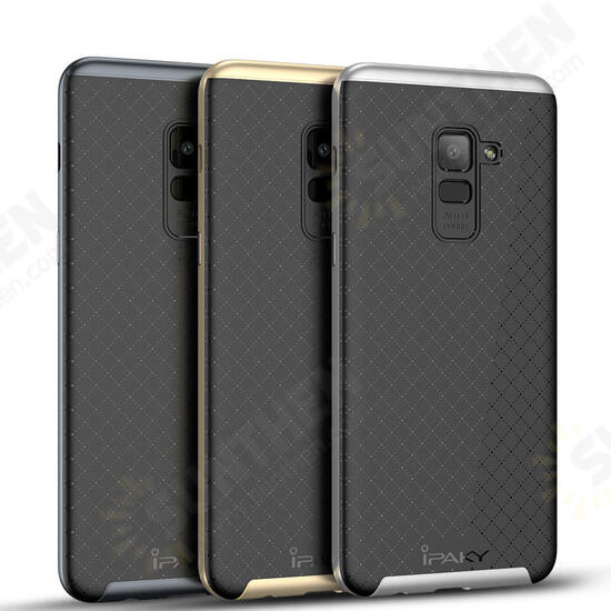 Slim Anti Fingerprint PC & TPU Protective Case For Samsung Galaxy A8 Plus 2018