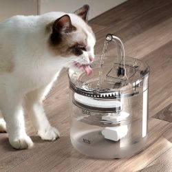 1.8L Pet Water Dispenser Filter Automatic Circulation Water Pet Fountain 2 Water Flow Modes 6° Slope Design Ultra Silent Pump 1.8L Pet Water Dispenser Filter Automatic Circulation Water Pet Fountain 2 Water Flow Modes 6° Slope Design Ultra Silent Pump