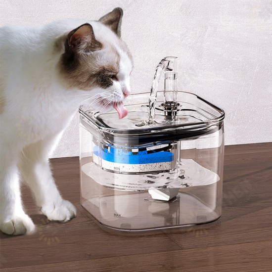 2.2L Cat Automatic Water Fountain Animal Dog Water Dispenser Pet Drinking Puppy Feeder