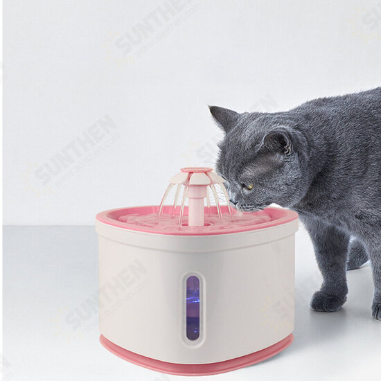 2.4L Cat Water Fountain Dog Drinking Bowl Pet Supplies USB Automatic Water Dispenser Super Quiet Drinker Auto Feeder