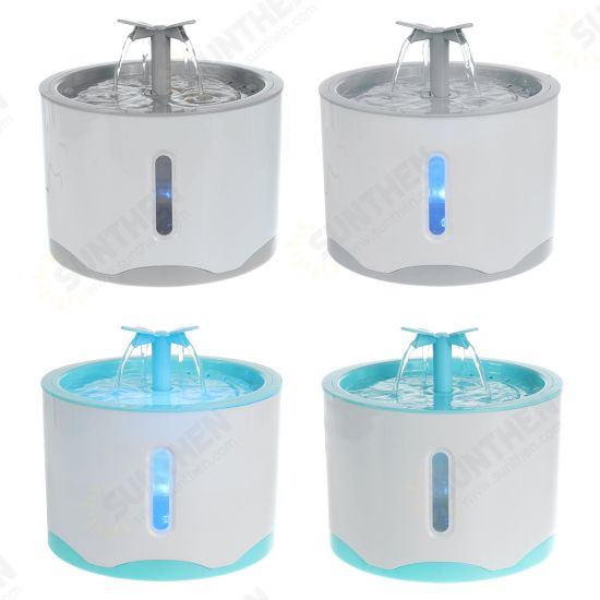 2.6L USB LED Automatic Electric Pet Water Fountain Cat Dog Drinking Dispenser Puppies Water Feeder water Dispenser