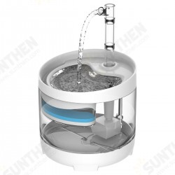 2L Automatic Water Dispenser Adjustable Water Flow Cat Water Fountain Clear Ultra Quiet Cat Dog Water Dispenser Feeder Bowl 2L Automatic Water Dispenser Adjustable Water Flow Cat Water Fountain Clear Ultra Quiet Cat Dog Water Dispenser Feeder Bowl