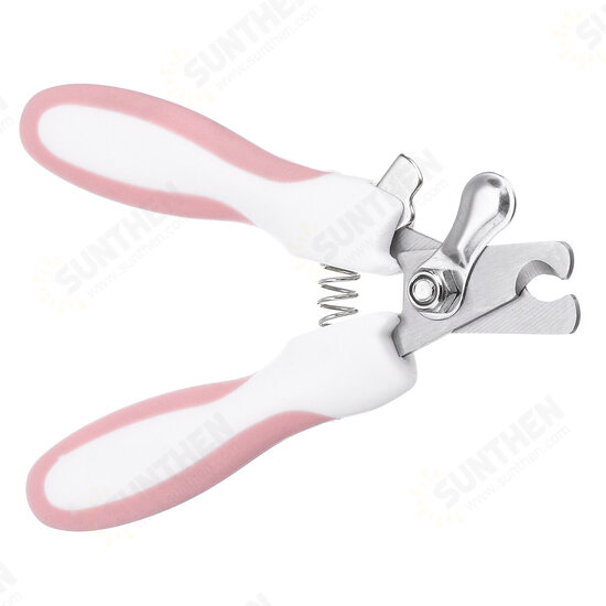 2pcs Stainless Steel Pet Nail Clippers Nail Trimmer Set Cat Nail Trim Dog Cleaning Beauty Tools