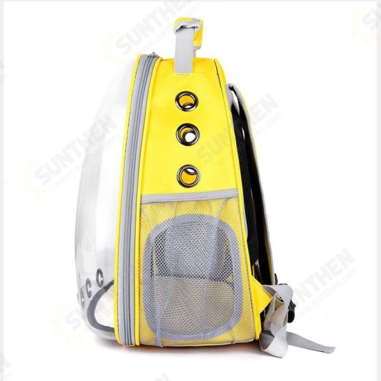 5 Colors Breathable Transparent Pet Travel Backpack Dog Cat Carrier Shoulder Bag