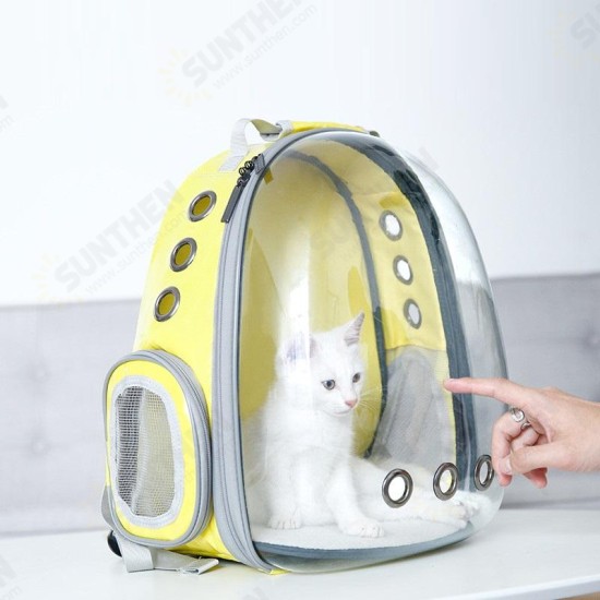 5 Colors Breathable Transparent Pet Travel Backpack Dog Cat Carrier Shoulder Bag