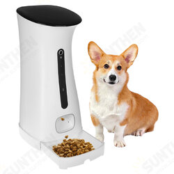 7.5L Pet Feeder APP control Remote Voice Interaction Intelligent with Night Vision Function Puppy Cat Dog Supplies Automatic Video Recording 7.5L Pet Feeder APP control Remote Voice Interaction Intelligent with Night Vision Function Puppy Cat Dog Supplies Automatic Video Recording