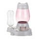 800ml+300ml Automatic Pet Dog Cat Puppy Dispenser 2 in 1 Food Drink Water Dish Feeder